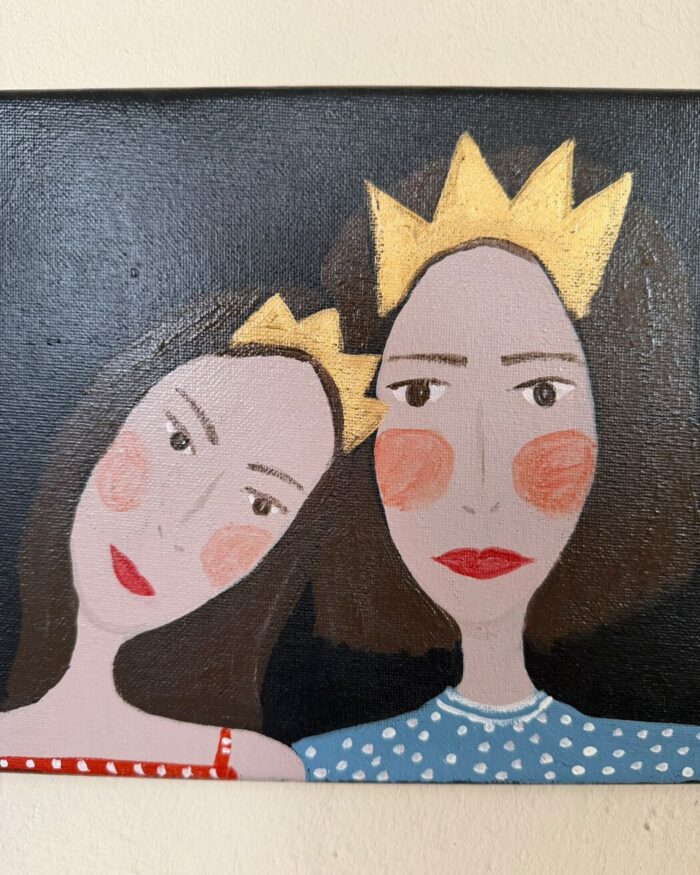 Due donne con la corona
